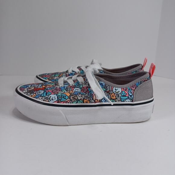 Bobs from Skechers MARLEY Woof Posse Women’s Size 6 Gray Multi Lace Up Sneaker - Picture 2 of 10